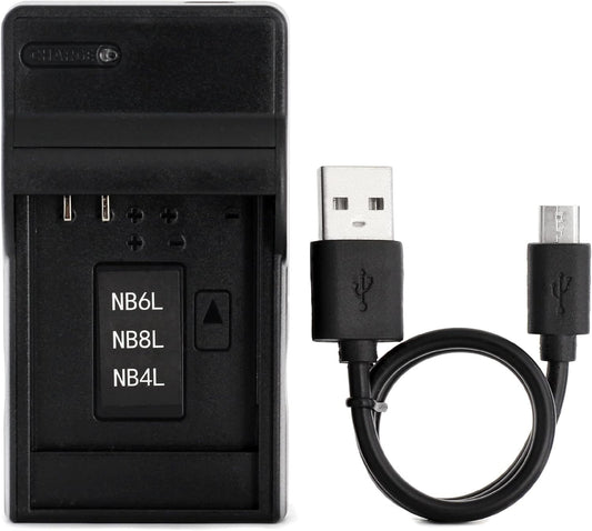 USB Battery Charger Canon NB-4L NB4L NB 4L Battery