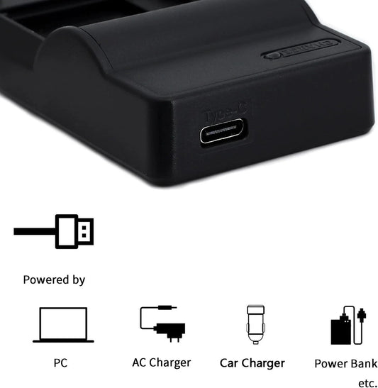 Norifon DMW-BCG10 USB Charger for Panasonic Lumix DMC-TZ10, DMC-TZ20, DMC-TZ22