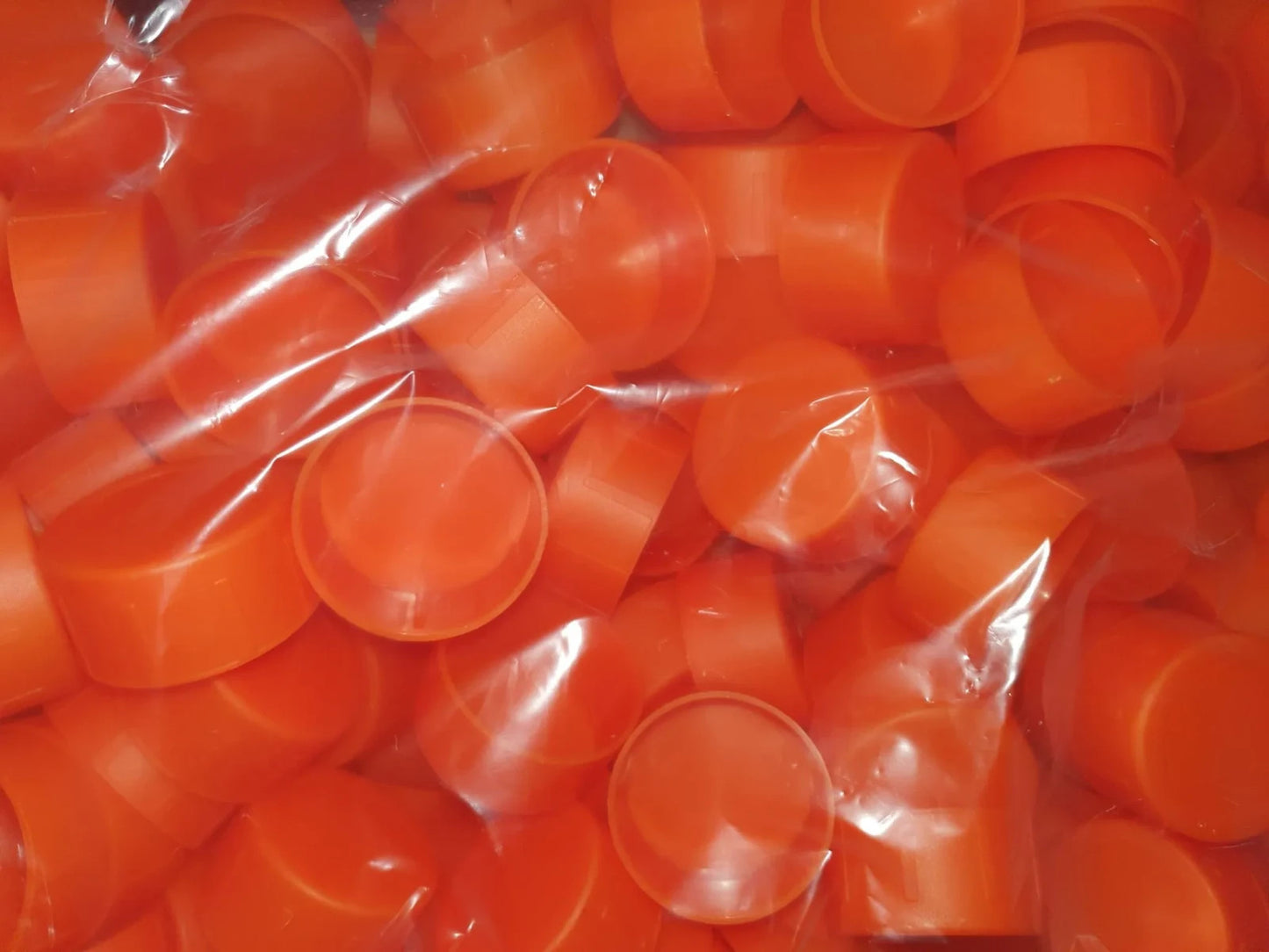 Scaffold Tube End Caps (Orange) Scaffolding Pole Pipe Feet 48.3mm BRITISH MADE
