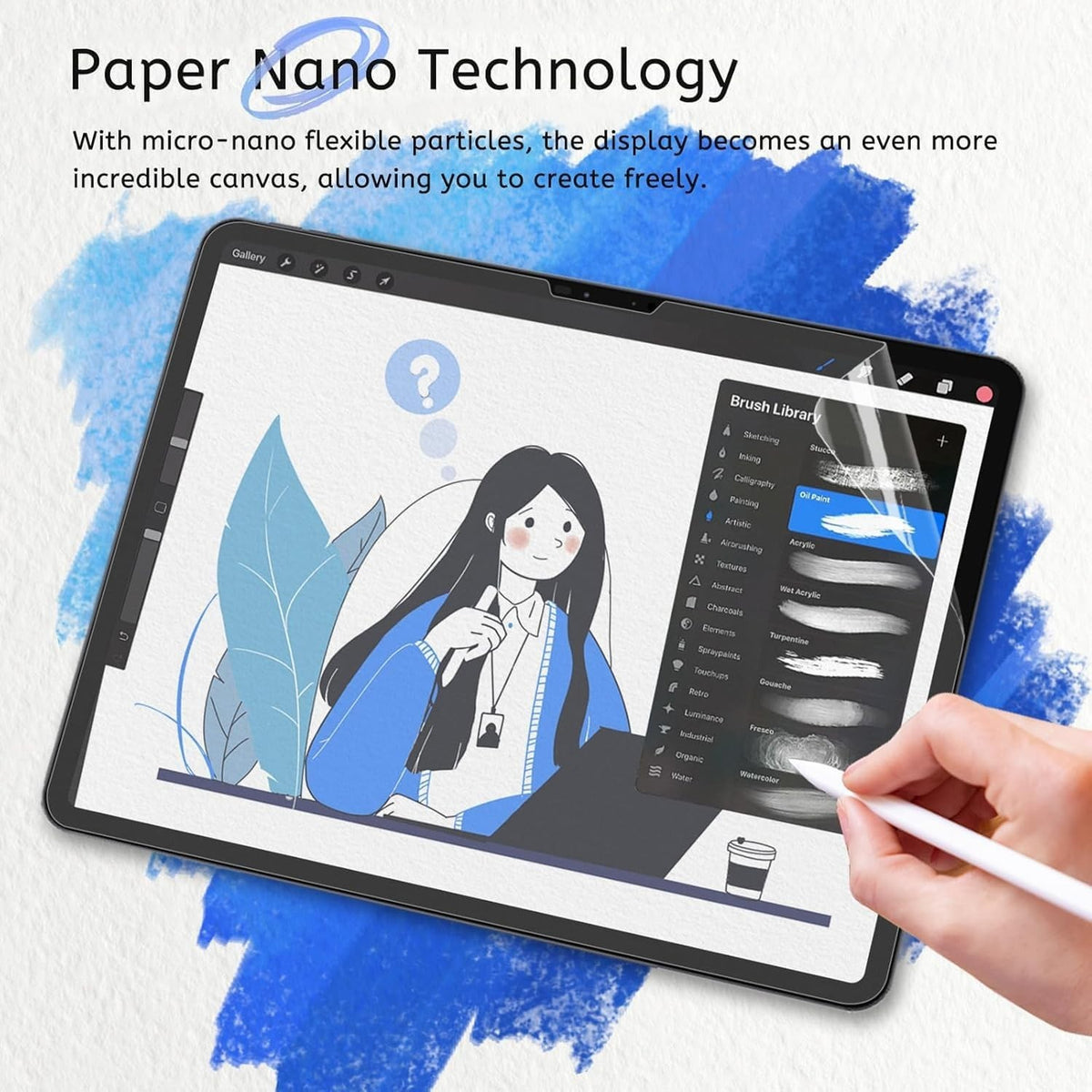 Magnetic Like Paper Matte Screen Protector Film For iPad Air 13 & iPad Pro 13