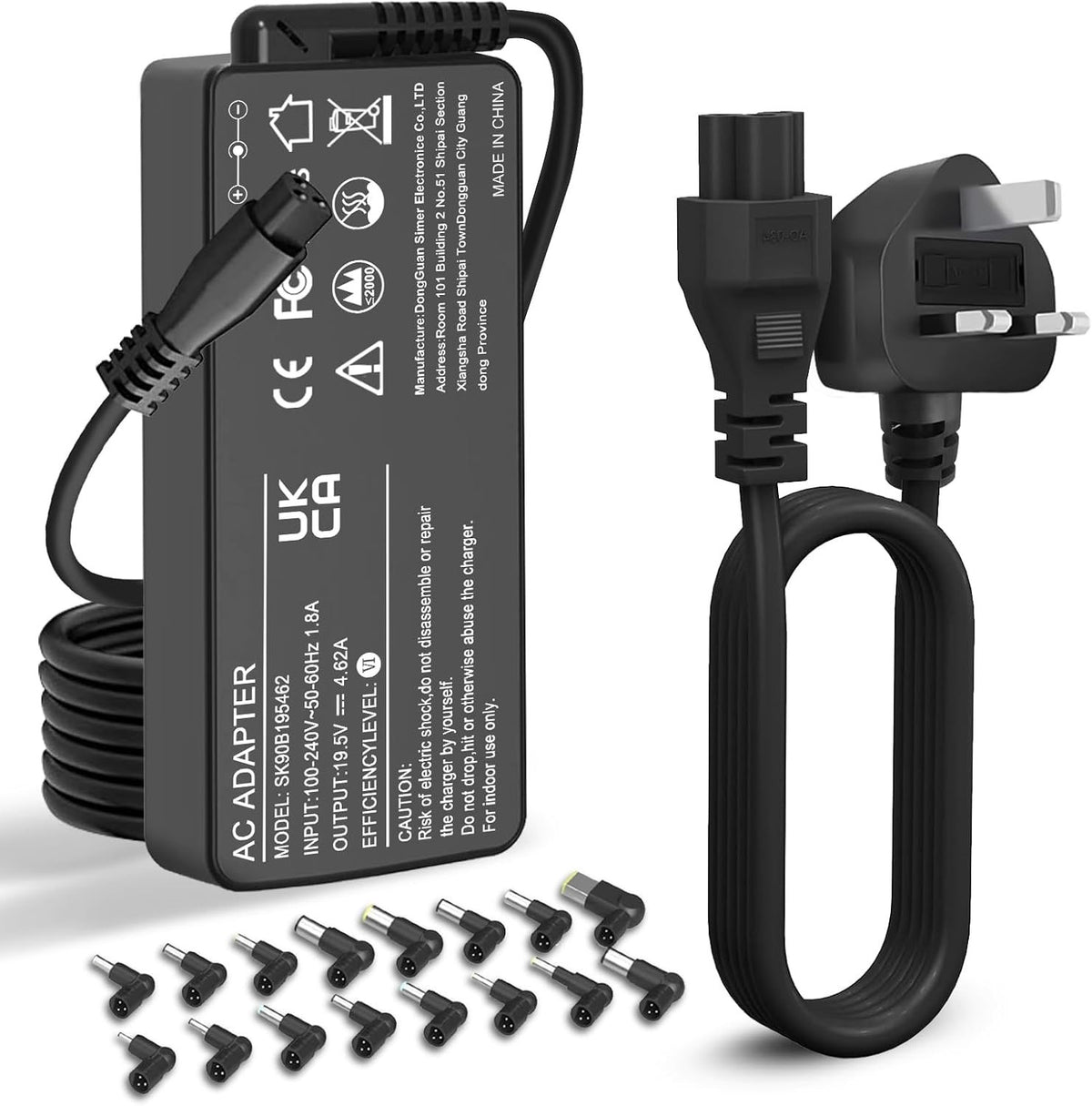 90W Laptop Charger for Asus Dell HP Acer Lenovo IBM Toshiba Samsung Sony Fujitsu
