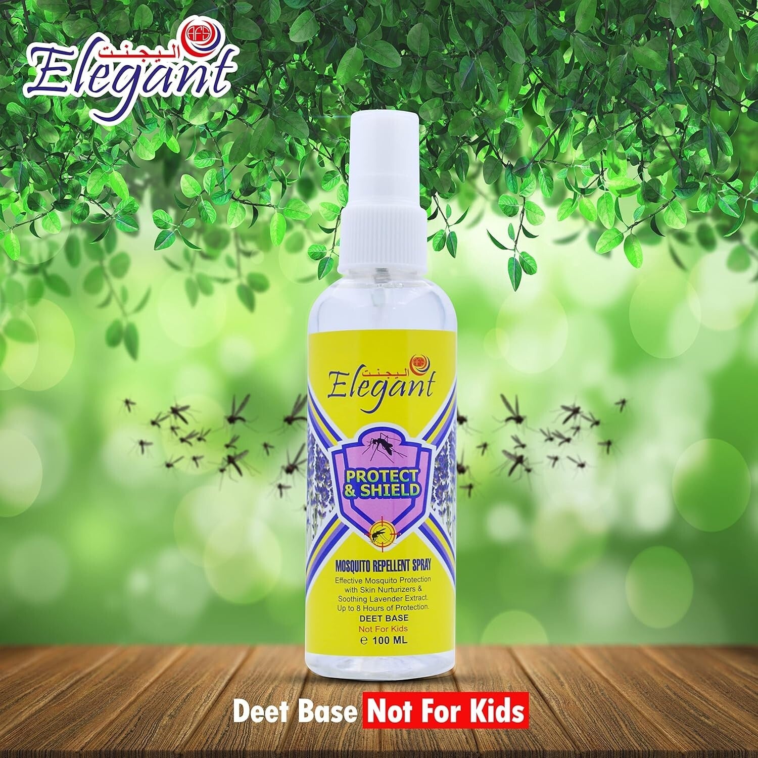 2 x Elegant 100ml Insect/ Mosquito Repellent Deet Spray Malaria Zika