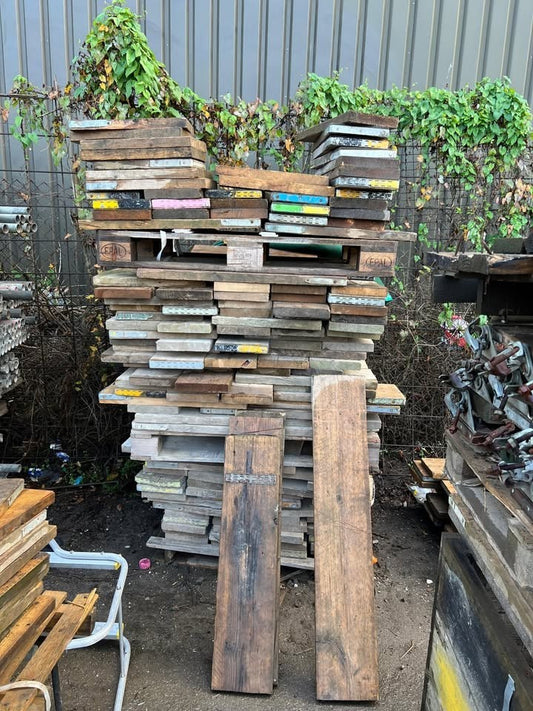 Reclaimed Banded Scaffold Boards 3ft - 13ft  | Delivery or Collections