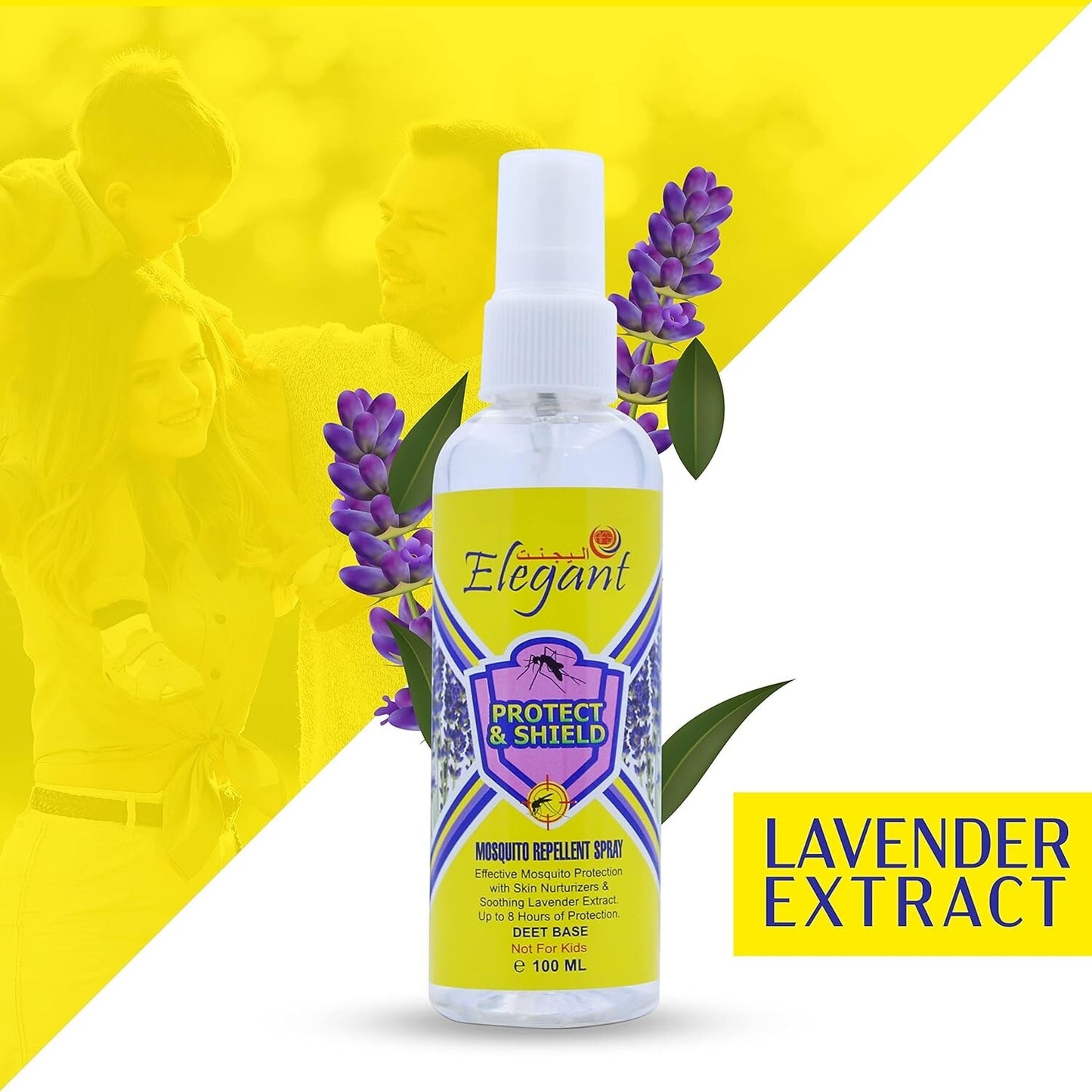2 x Elegant 100ml Insect/ Mosquito Repellent Deet Spray Malaria Zika