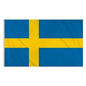 Swedish Flag National 5ft x 3ft Fan Supporter Banner Eurovision Country Sweden
