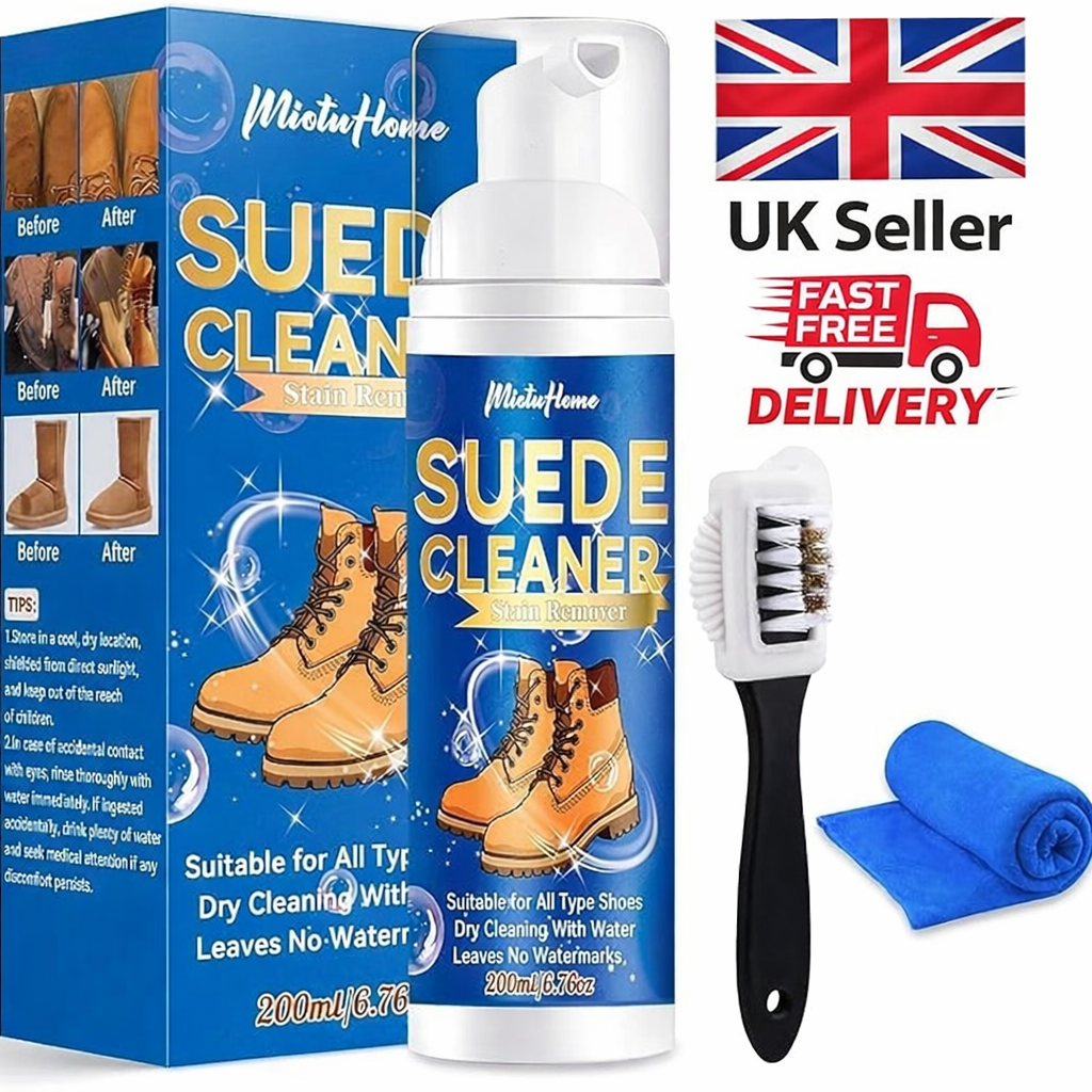 MiotuHome Shoe Cleaner, Suede Trainer Cleaner with 4-Side Suede Brush Cleaner