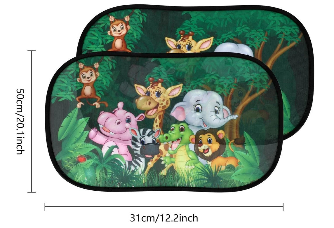 2 Pack Sunshade for Car Window Baby, Children's Car Window Shades for Kids UV