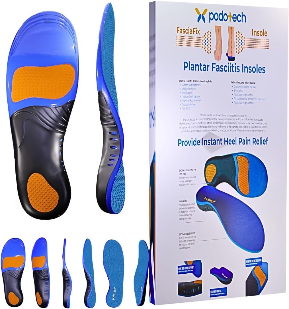 Podotech FasciaFix Plantar Fasciitis Insoles - Small - UK - 3-6