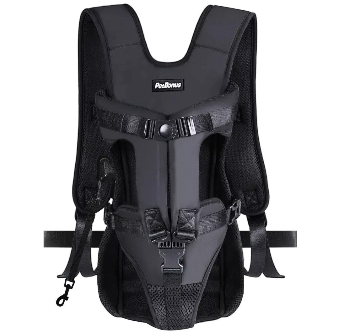 PetBonus Pet Front Dog Carrier Backpacks, Adjustable Backpack Carrier S M L & XL