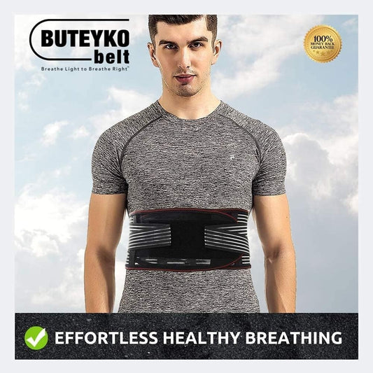 Buteyko Belt - Large - Asthma Relief, Sleep Apnea, Snoring, Breathing | Breath