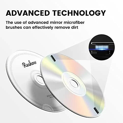 Reshow CD Player Cleaner, Laser Lens Cleaning Disc Cleaning