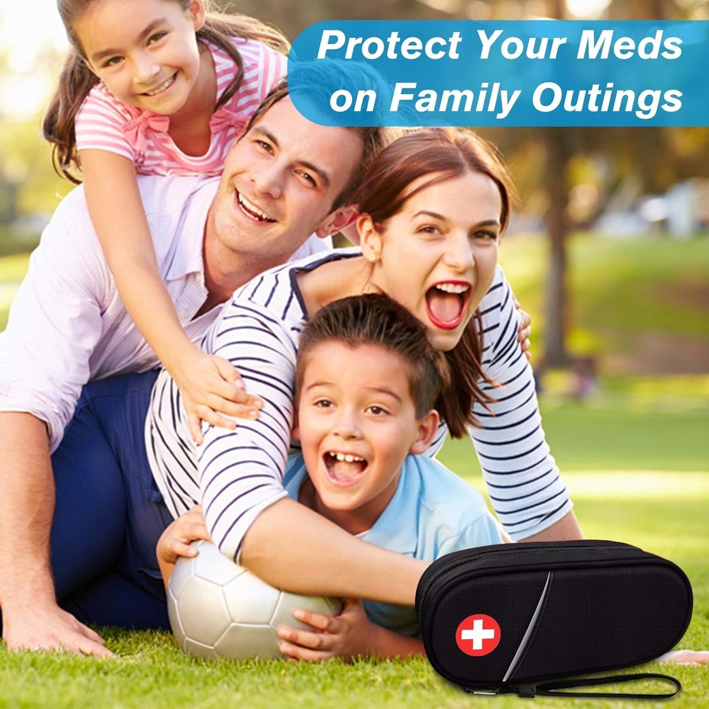 SITHON EpiPen Medical Carrying Case Insulated, Travel Medication - All Colours