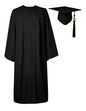 GraduatePro Graduation Gown and Cap Set for Adults 2023 Unisex Size 48 5'3 - 5'5