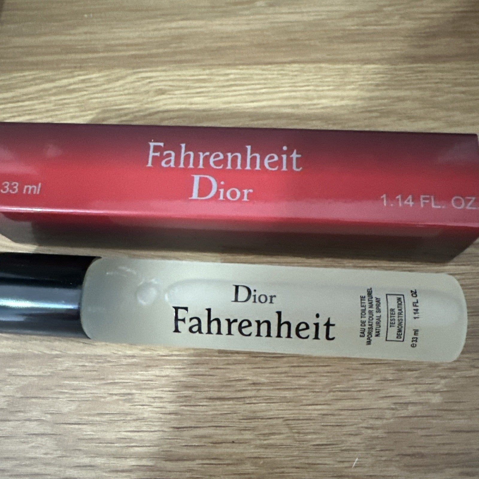 Dior Fahrenheit Eau De Toilette Travel Size New 33ml