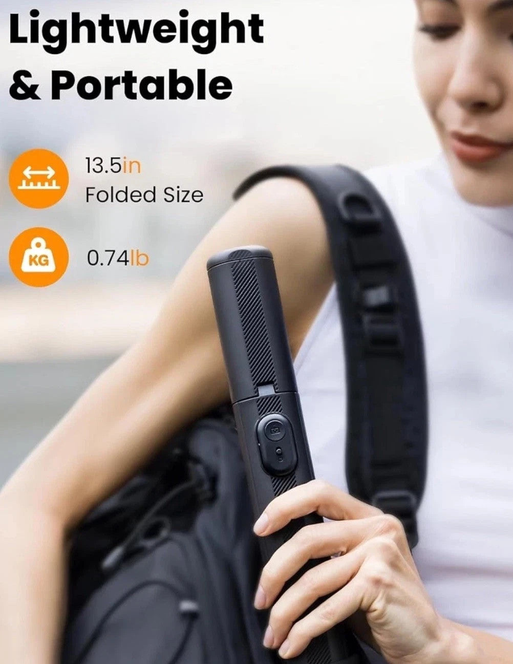 ANXRE 71"/180cm Phone Tripod Monopod, NT79 Extendable Selfie Stick 71" 