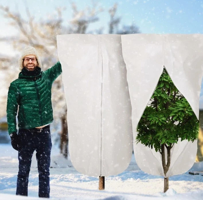 Garden Fleece Frost Plants Protection 2PCS with Zipper, 70gms 120x180cm