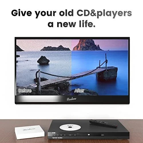 Reshow CD Player Cleaner, Laser Lens Cleaning Disc Cleaning