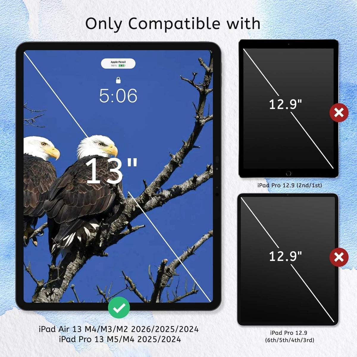 Magnetic Like Paper Matte Screen Protector Film For iPad Air 13 & iPad Pro 13