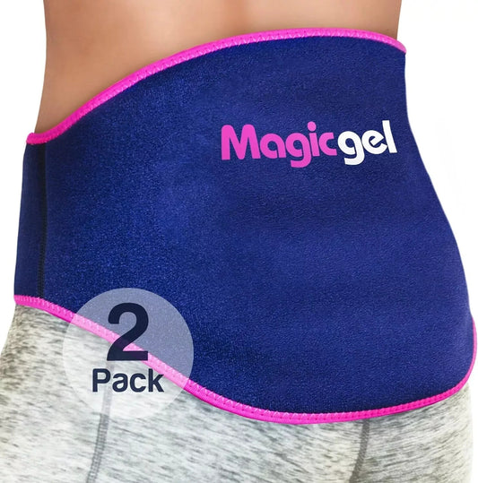 Magic Gel Lower Back/Stomach Heat/Cold Gel Packs for injury