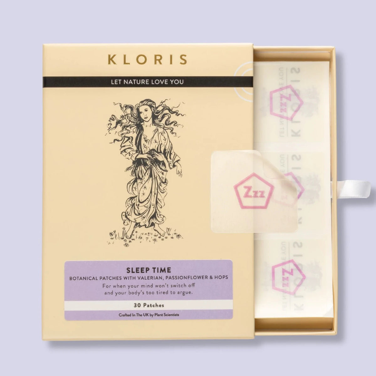 Kloris Sleep Time Patch 10mg - Biodegradable Waterproof - 30 Days