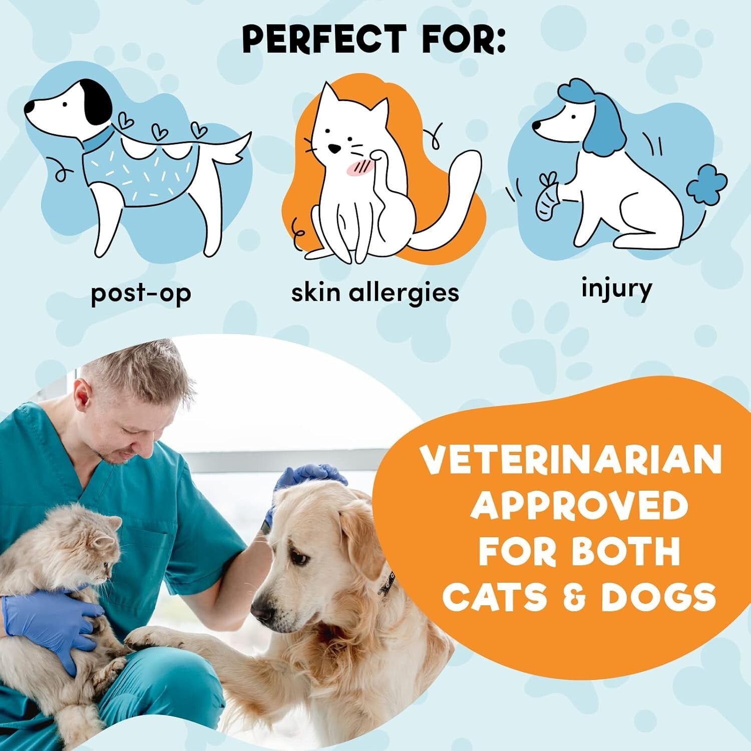 XL Inflatable Dog Cone Elizabethan Dog Doughnut Recovery Collars 4 After Surgery