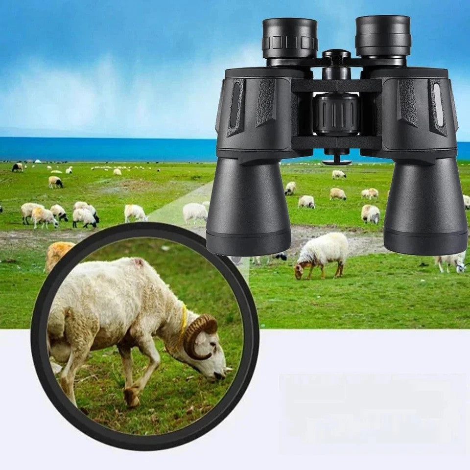 50000M German Military 20X50 Zoom HD BAK4-Prism Powerful Binoculars Long Range