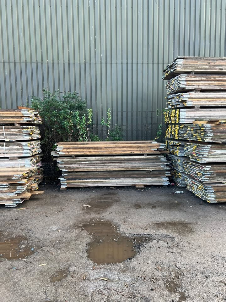 Reclaimed Banded Scaffold Boards 3ft - 13ft  | Delivery or Collections