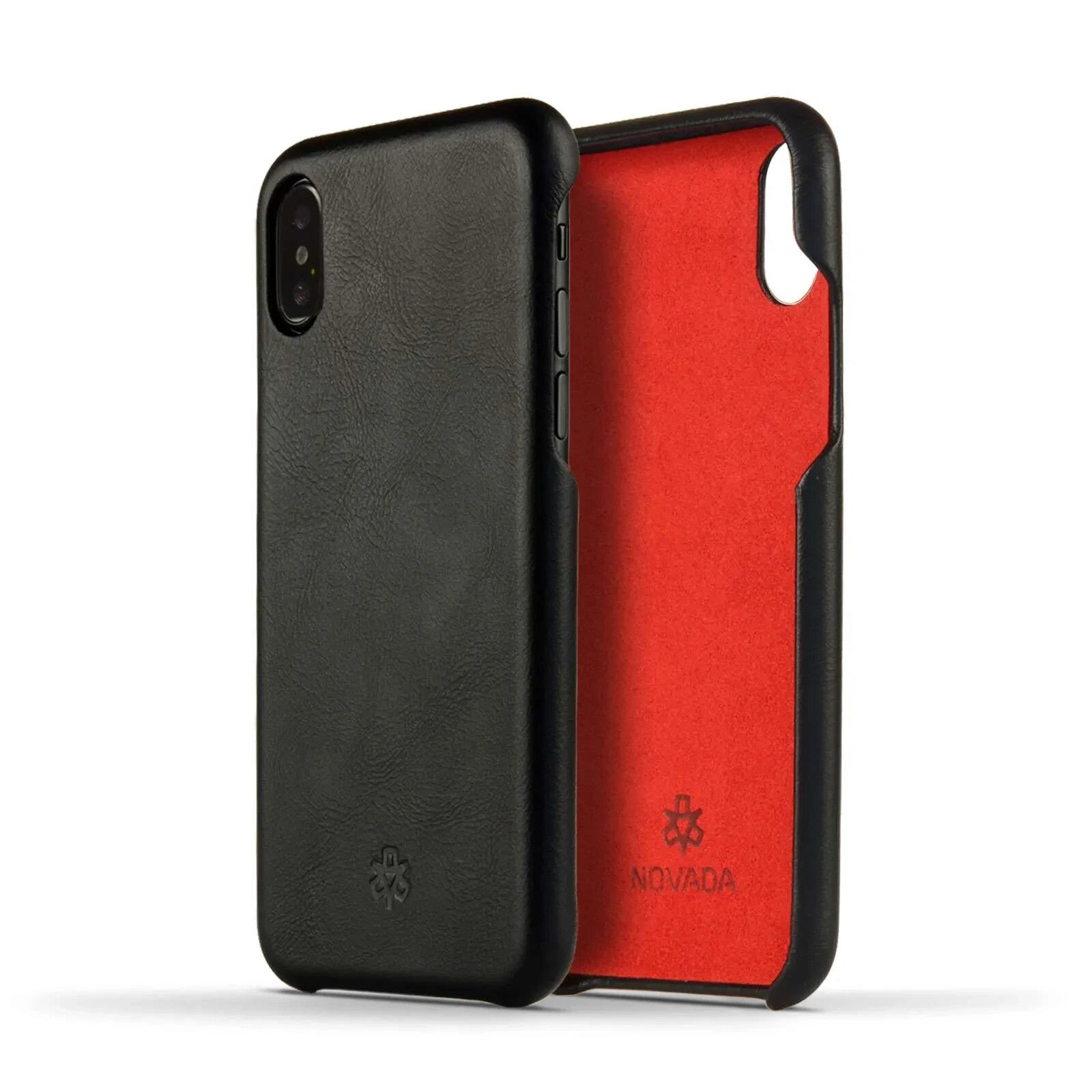 Novada Genuine Leather iPhone XS & X Case Back Cover