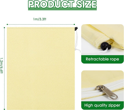 4 Pack Large Frost Protection Bag Plants Fleece Winter Garden Plant Cover 70gsm