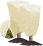 2 Packs Plant Fleece Frost Protection Covers, 120x180 Garden Fleece with Zipper,