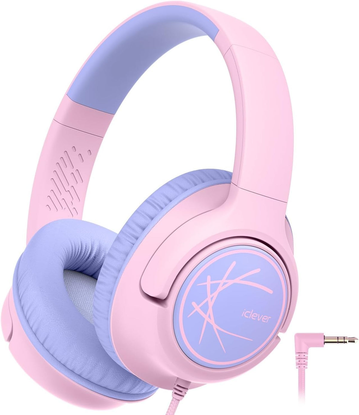 Iclever Bluetooth Kids Headphones HS26 Girls Headphones Wired 3.5mm Princess