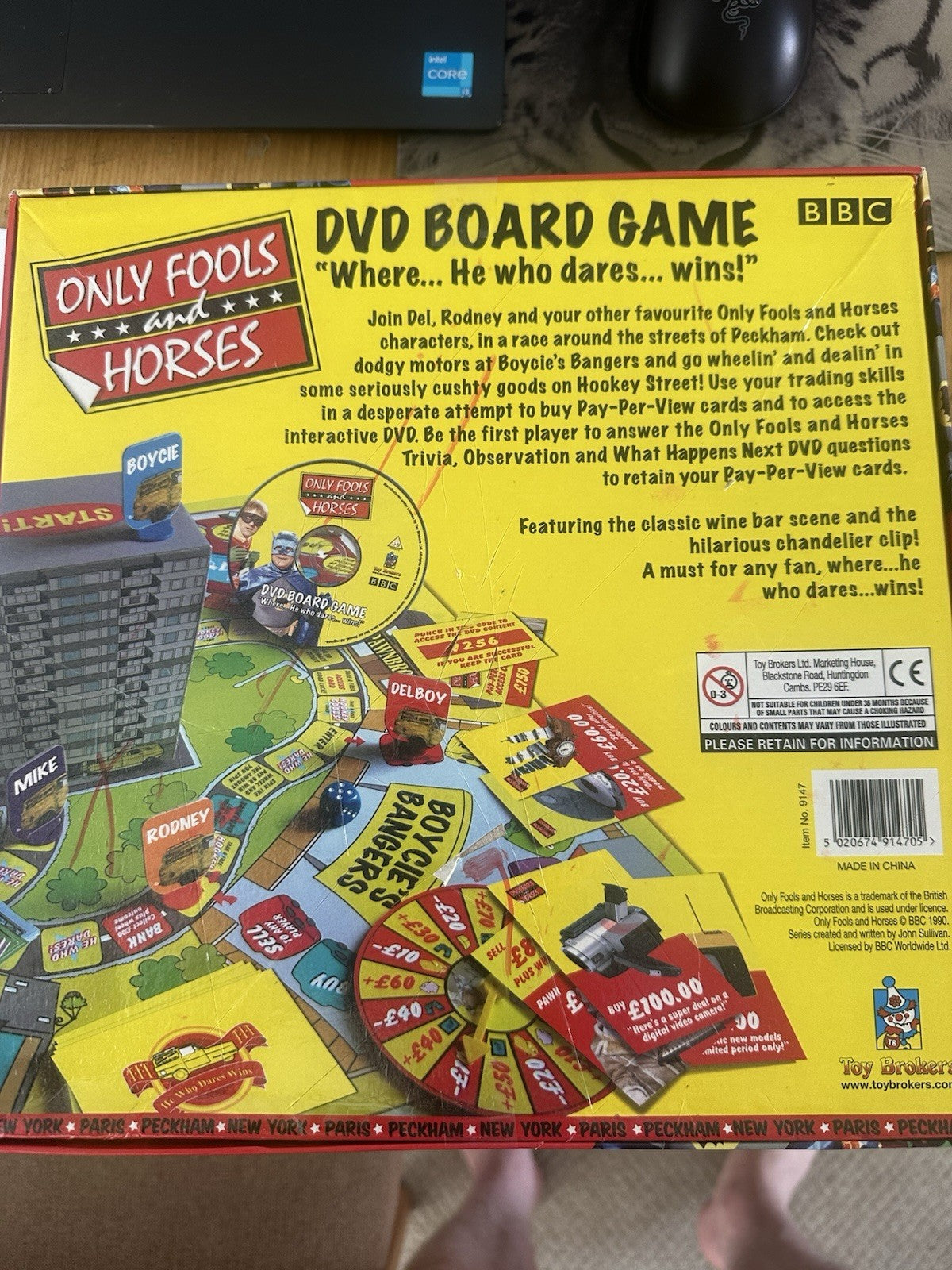 Only Fools and Horses DVD Board Game - Used But Complete and in Excellent Cond