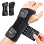 Rakiie 2 Pack Carpal Tunnel Wrist Braces, Adjustable Wrist Support - Size Small