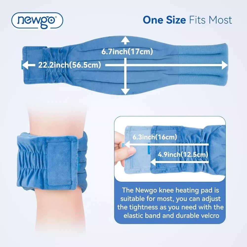 Microwave Knee Heating Pad Moist Heat Therapy Wrap Tennis Elbow Pain Relief