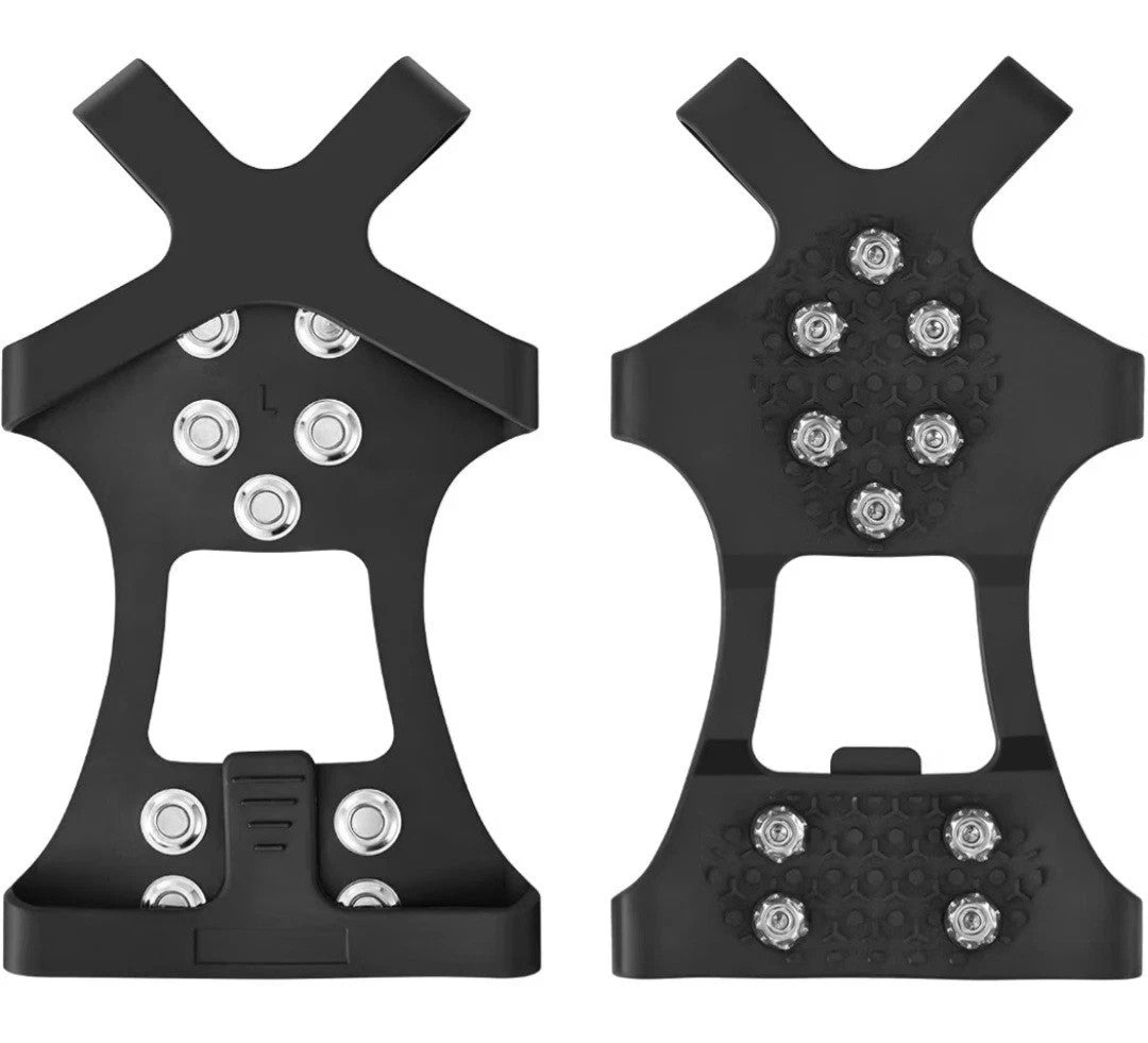 Grectek Gt10 Light Snow Ice Grips Overshoe Boot Cleat Crampons Anti-Slip Size L
