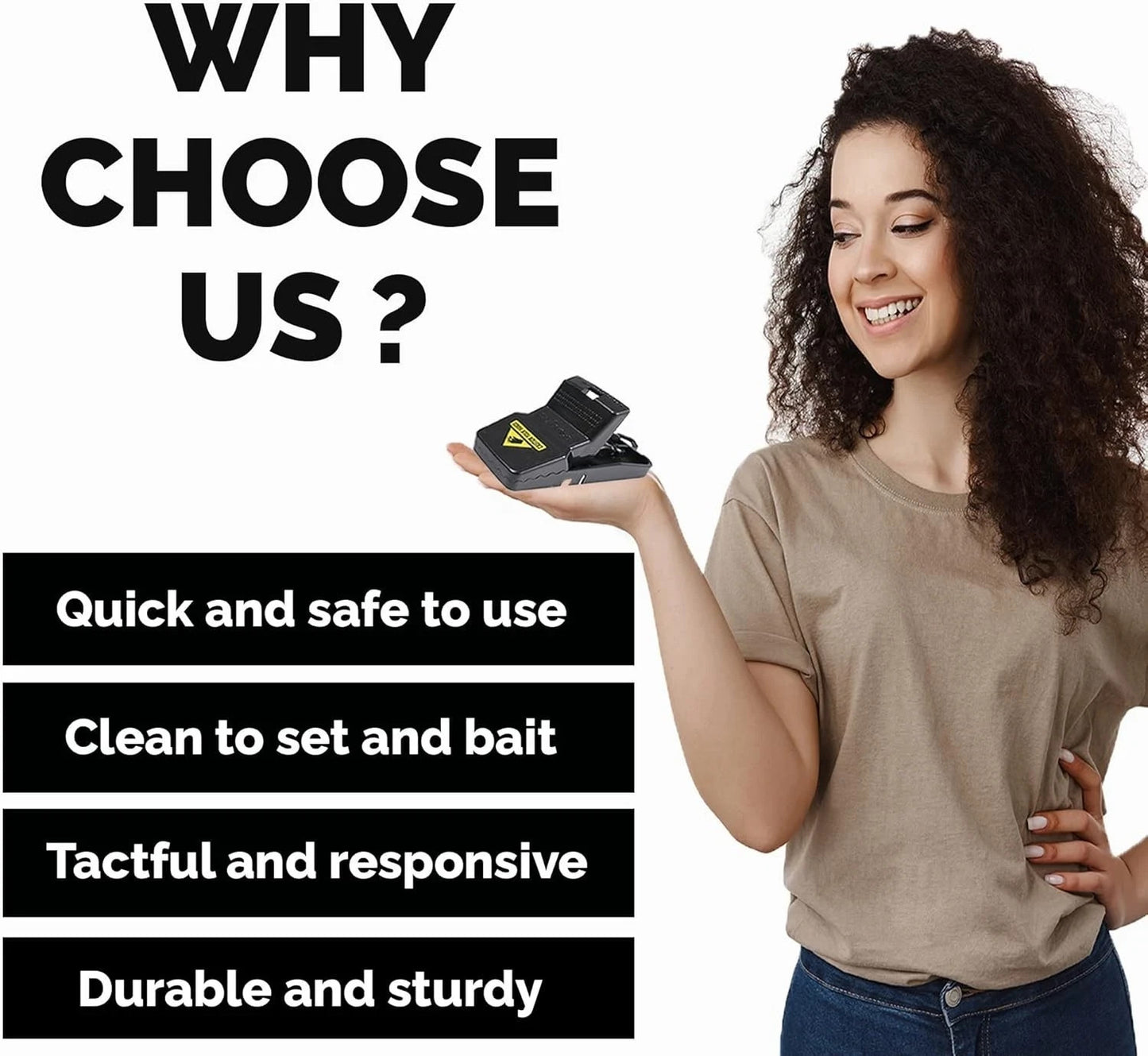 4 x METAL RAT TRAP PEST CONTROL RODENT INDOOR OUTDOOR CATCHER MOUSE LARGE