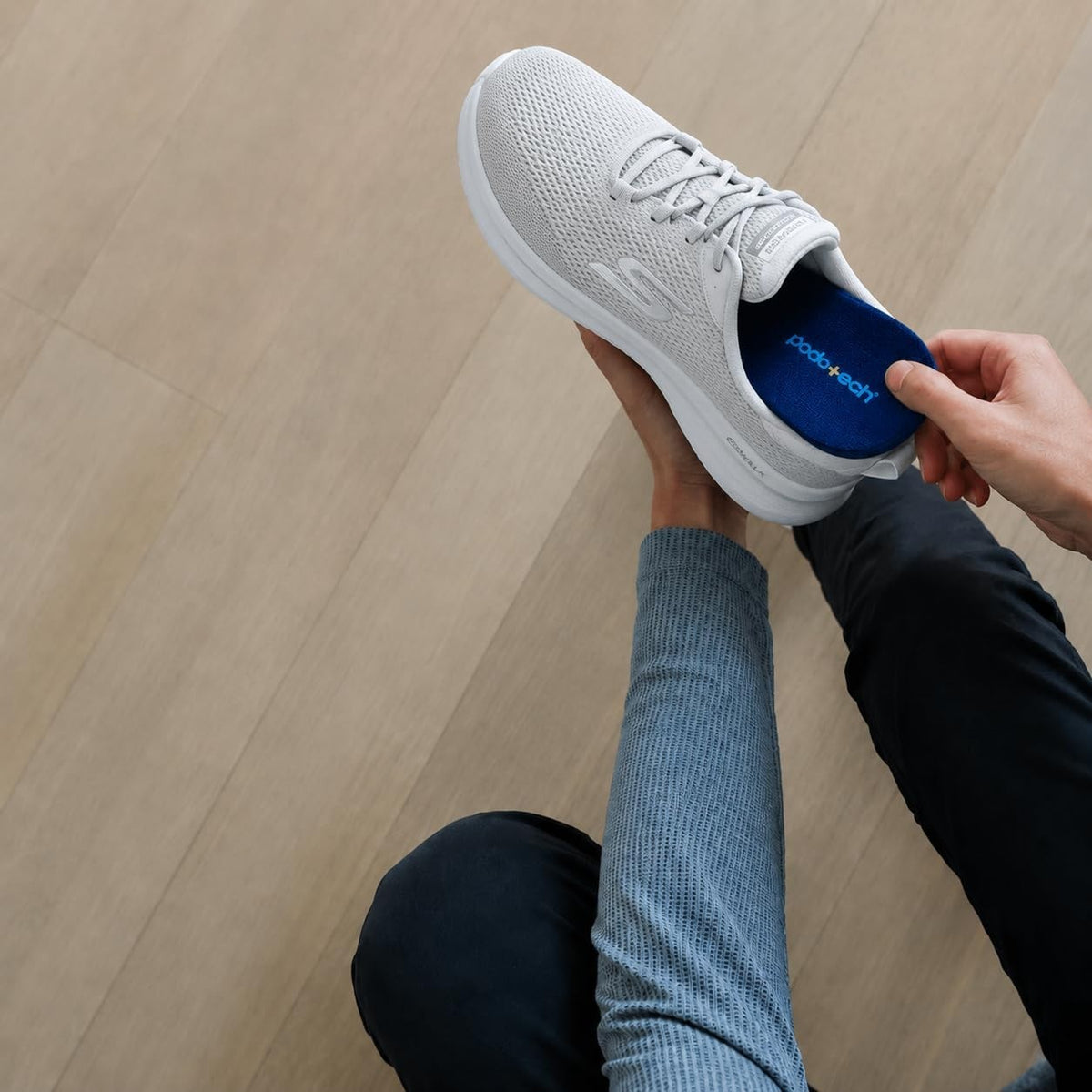 Podotech Heel Shoe Lift Insert, Height Increase Insoles for Achilles Tendonitis