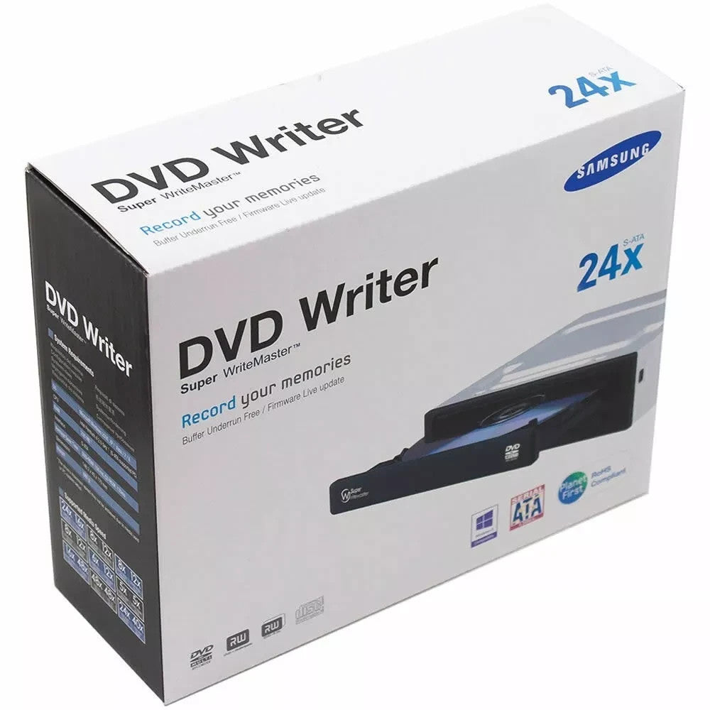 Internal DVD RW Drive 24X Optical Disc Writer Rewriter Burner DVD±R CD-R UK