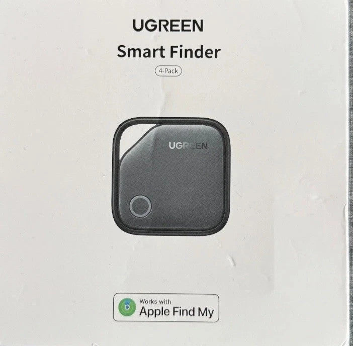 4x UGREEN Apple iPhone iOS Find My Tag Tracker Smart Bluetooth Item Finder
