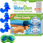 WaterDam Swimming Earplugs. No Hurt, No Pain, Ultra Comfy, Prevent Swimmer's Ear