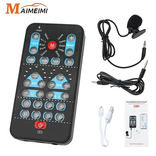 Mini Voice Changer Device Bluetooth Sound Effects for PC iPhone Android Tablet