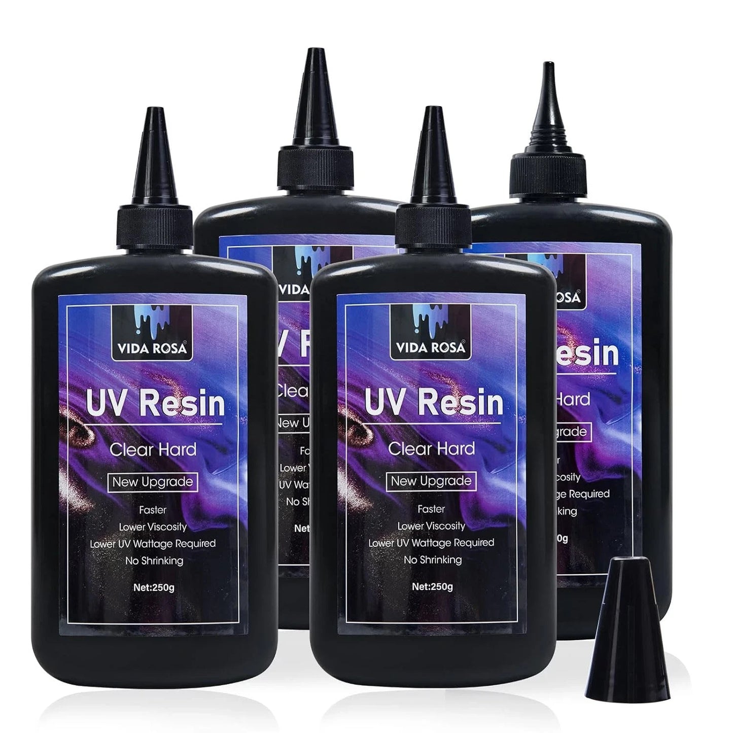 VIDA ROSA UV Resin 1Kg Fastest Curing, No Yellowing Superb Transparency, Ultravi