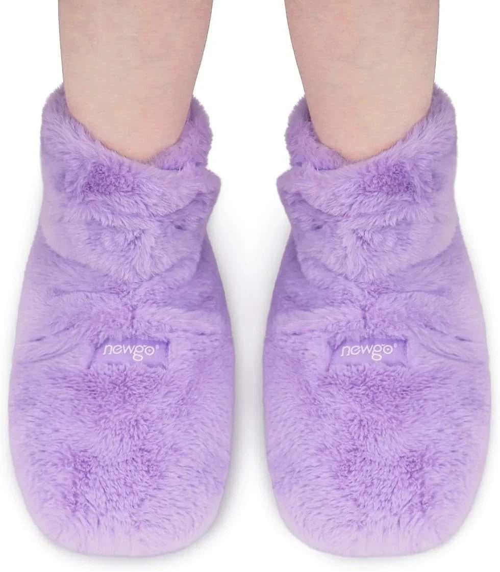 Microwave Booties for Cold Feet & Discomfort Relief  Removable Heated Warmer