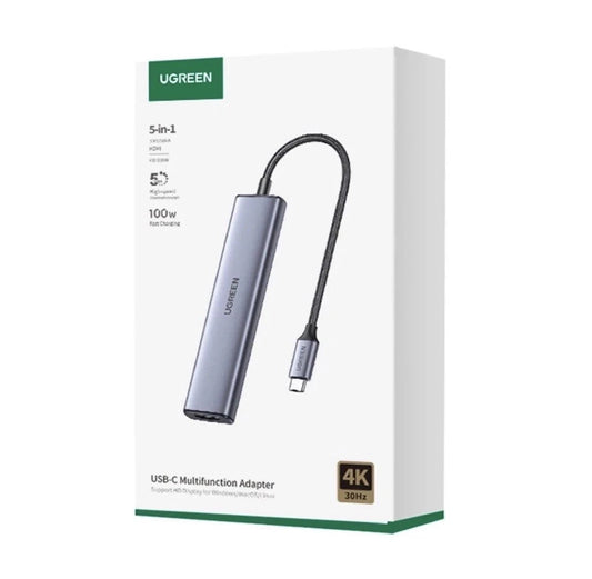 UGREEN USB C Hub 6 in 1 USB-C Multifunction Adapter 8K 30Hz Fast Charge Speed