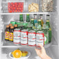 1 Piece Clear Lazy Susan Rotating Turntable Spicy Rack Fridge Organiser 16.5"