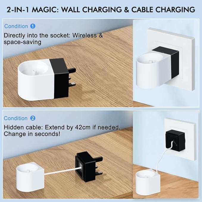 Philips Sonicare HX R Series Brush Charger Holder Plug Mount UK 2 Pin