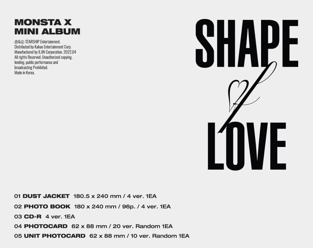 Monsta X Shape of Love-Inkl.Photobook (CD)
