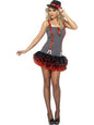 Ladies 1920s Sexy Fever Tutu Gangster Fancy Dress Costume UK 8-10