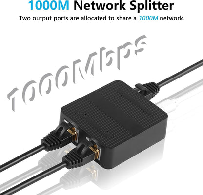 Gigabit Ethernet Switch Rj45 Splitter LAN Gigabit Extension Adapter 1000Mbps Net