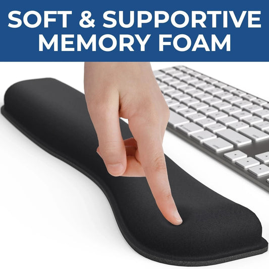Ergonomic Mouse Pad with Memory Foam Wrist Rest Support Everlasting Comfort